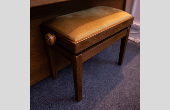 Used Knight Satin Teak K10 Upright Piano - All Inclusive Premium Package (SN:59306) - Image 10